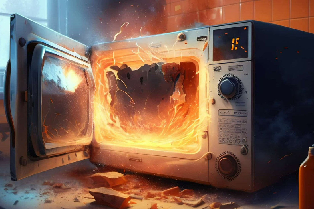 Metal in the Microwave!  Who would have thunk it?