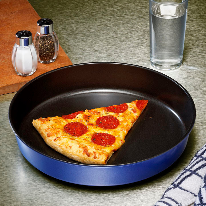 Reheating Pizza Slice on Crisping Dish